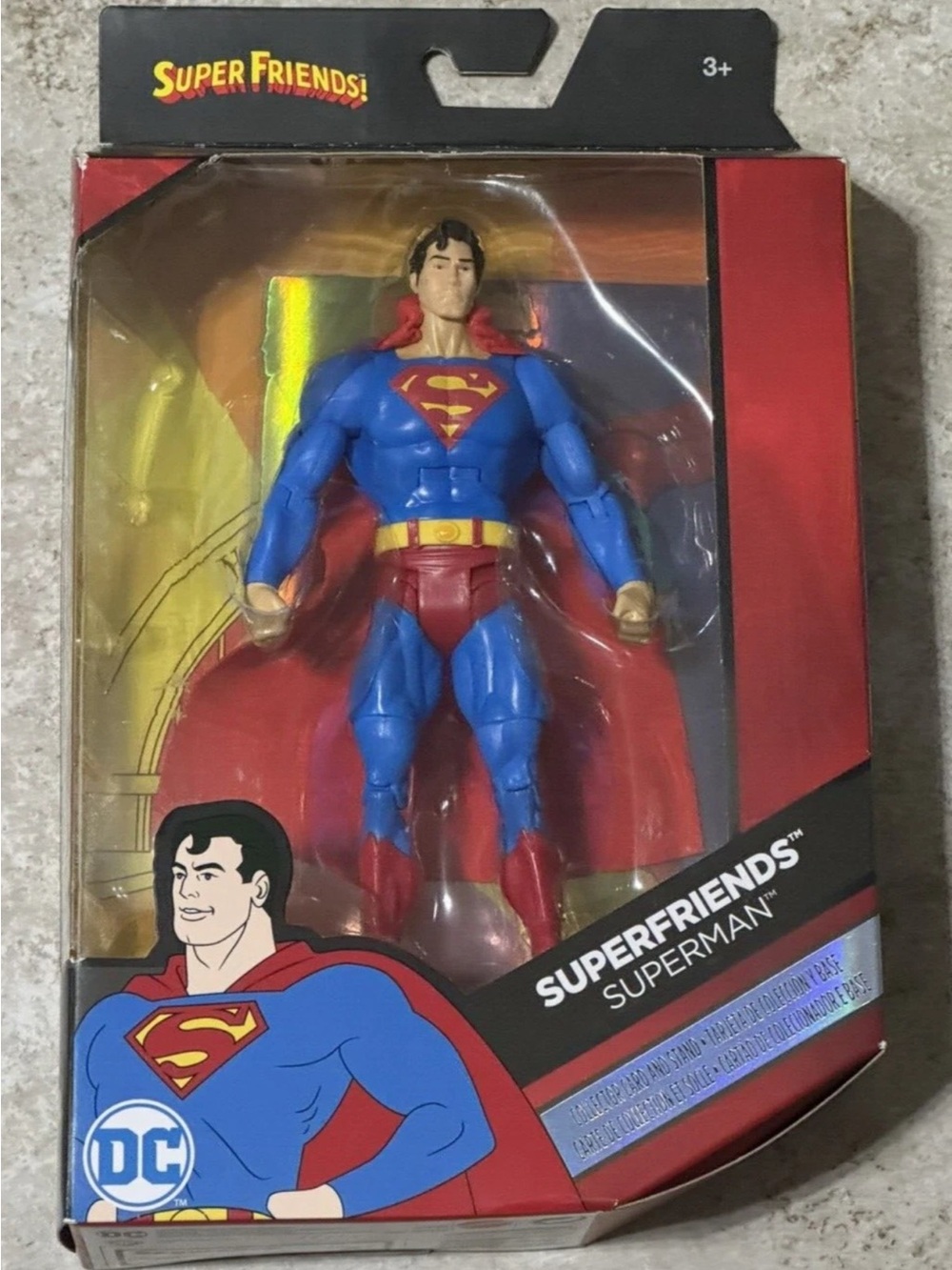 DC MULTIVERSE JUSTICE LEAGUE SERIES SUPER FRIENDS SUPERMAN ACTION FIGURE MATTEL